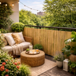 Καλάμι Μπαμπού Κίτρινο 25 - 30 mm περαστό σύρμα inox