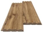 MDF panel με 3D πηχάκια WAVE ST 1,6/11,9/275 cm Pecan 808090 - Image 3