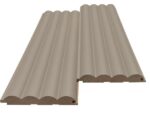 MDF panel με 3D πηχάκια WAVE DL 1,6/11,9/275 cm Sand Grey 806090 - Image 3