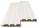 MDF panel με 3D πηχάκια BEAT ST 1,6/11,9/275 cm White 502040 - Image 3