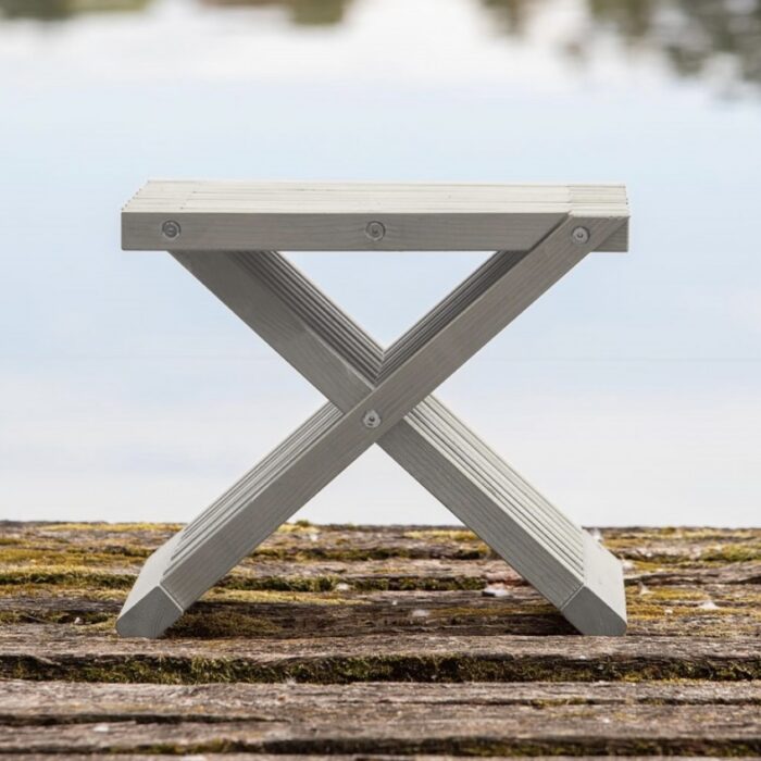 Πτυσσόμενο Βοηθητικό Τραπέζι 'Χ' 40x40x(Y)35cm - Image 3