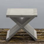 Πτυσσόμενο Βοηθητικό Τραπέζι 'Χ' 40x40x(Y)35cm