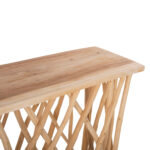 Κονσόλα Krant με κλαδιά μασίφ Teak 121x36x75(Y)εκ. - Image 2