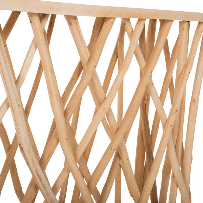 Κονσόλα Krant με κλαδιά μασίφ Teak 121x36x75(Y)εκ. - Image 5