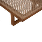 Ξαπλώστρα παραλίας επαγγελματική Teak με σχοινί Viro 191x65x86Yεκ. - Image 9