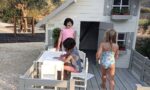 Παιδικό Ξύλινο Σπίτι Annika 220x180cm με προέκταση αυλή - Image 3