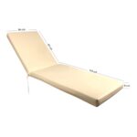 Στρώμα ξαπλώστρας από δερματίνη 195x60x6cm σε διάφορα χρώματα - Image 2