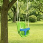 Κούνια - Κάθισμα Μωρού με μπάρα 'Τ' πράσινο-μπλε - Image 2