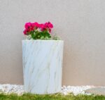 Φωτιζόμενη Γλάστρα Marble effect - Image 2