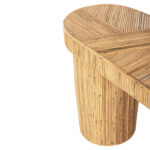 Κονσόλα Οβάλ φυσικό rattan 110x45x(Y)74,5εκ. - Image 5