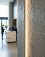 Panel Εύκαμπτης πέτρας 108010 Rough granite 60 x 120cm Pure white - Image 2