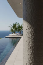 Panel Εύκαμπτης πέτρας 108050 Rough granite 60 x 120cm Medium grey - Image 5