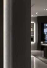 Panel Εύκαμπτης πέτρας 113050 Ripple board 60 x 120cm Medium grey - Image 5