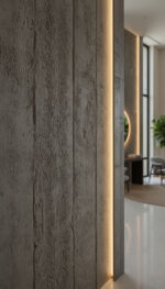 Panel Εύκαμπτης πέτρας 117050 Concrete board 60 x 120cm Medium grey - Image 4