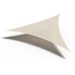 Τρίγωνο Πανί Σκίασης 3,6 x 3,6 x 3,6 m Premium - Εκρού - Image 2