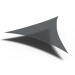 Τρίγωνο Πανί Σκίασης 3,6 x 3,6 x 3,6 m Premium - Γκρι - Image 2