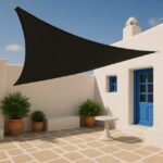 Τρίγωνο Πανί Σκίασης 3,6 x 3,6 x 3,6 m Premium - Μαύρο