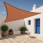 Τρίγωνο Πανί Σκίασης 3,6 x 3,6 x 3,6 m Premium - Κεραμιδί