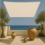 Τετράγωνο Πανί Σκίασης 5 x 5m - Εκρού - Image 2