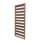 Ξύλινο καφασωτό 70 x 180 cm με οριζόντιες τάβλες - κενό 6cm - Image 3