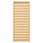Ξύλινο καφασωτό 70 x 180 cm βαρέως τύπου με οριζόντιες τάβλες - κενό 2cm - Image 3