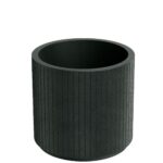 Coro Round Mid Charcoal (Φ)40x36cm κασπώ