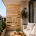 Ξύλινο καφασωτό 70 x 180 cm βαρέως τύπου με οριζόντιες τάβλες - κενό 2cm