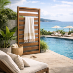 Ξύλινο καφασωτό 90 x 180 cm με οριζόντιες τάβλες