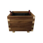 Ξύλινη Γλάστρα Τετράγωνη 50 x 50 x 36 cm βαρέως τύπου - Image 4