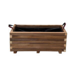 Ξύλινη Γλάστρα Παραλληλόγραμμη 75 x 30 x 32 cm βαρέως τύπου - Image 2