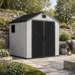 Αποθήκη Κήπου PP 176x169x(Y)224cm με μεταλλικό σκελετό