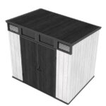 Αποθήκη Κήπου PP 230x229x(Y)237cm με μεταλλικό σκελετό - Image 3