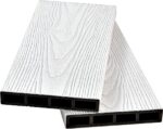 WPC τάβλα περίφραξης Premium 2x12x360cm White (25130)