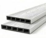 WPC τάβλα περίφραξης Premium 2x12x360cm White (25130) - Image 3