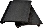 WPC Panel Cladding 2 x 14,8 x 290cm Charcoal 7550