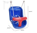 Κούνια - Κάθισμα Μωρού με μπάρα 'Τ' μπλε-κόκκινο - Image 2