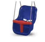 Κούνια - Κάθισμα Μωρού με μπάρα 'Τ' μπλε-κόκκινο